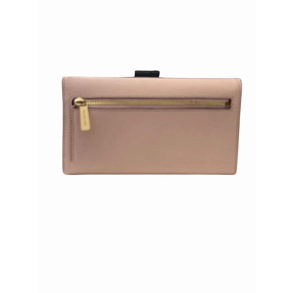 Michael Kors Women Jet Set Travel Large Trifold Wallet Clutch in Powder Blush - Picture 3 of 9